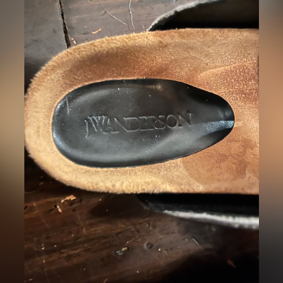 JW ANDERSON Silver Chain Mules - Picture 11 of 13